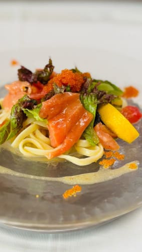 人気の石焼生パスタ｜鹿児島県日置市