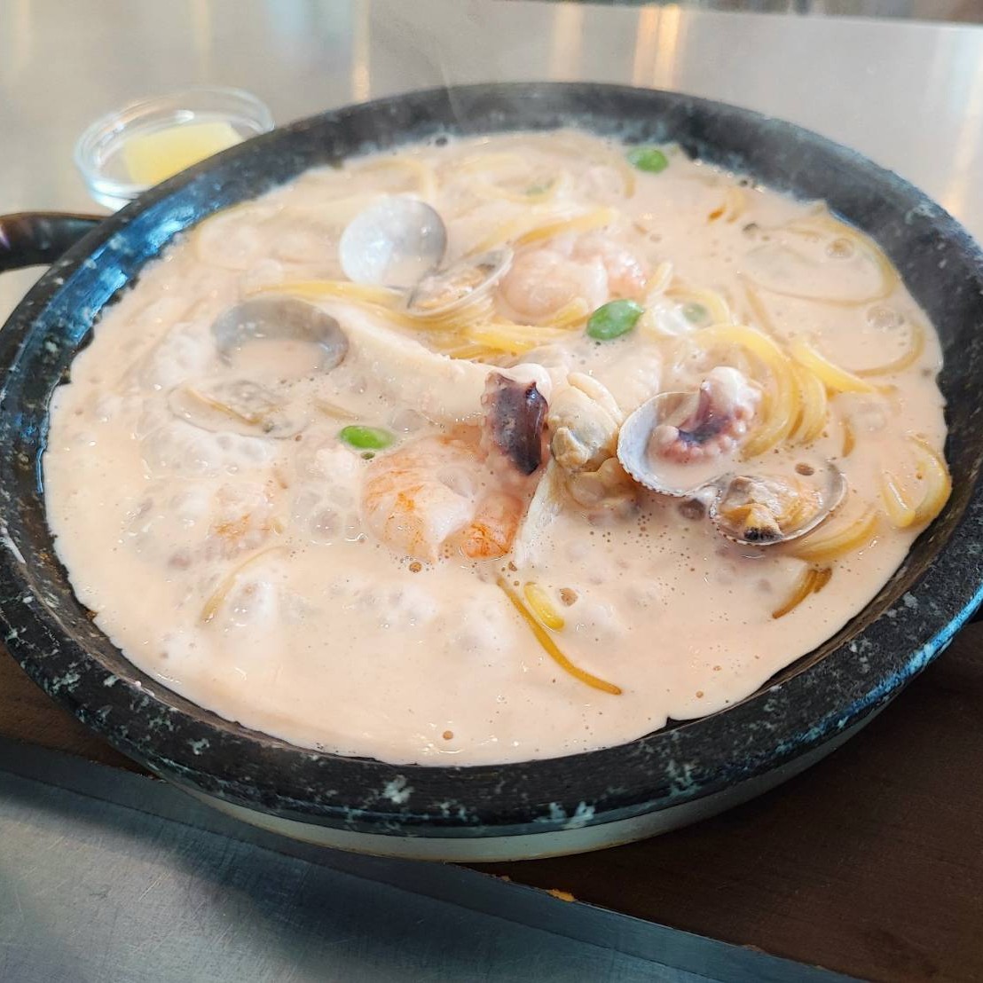 第5位 海鮮明太子レモン風味｜魔法のパスタ伊集院店