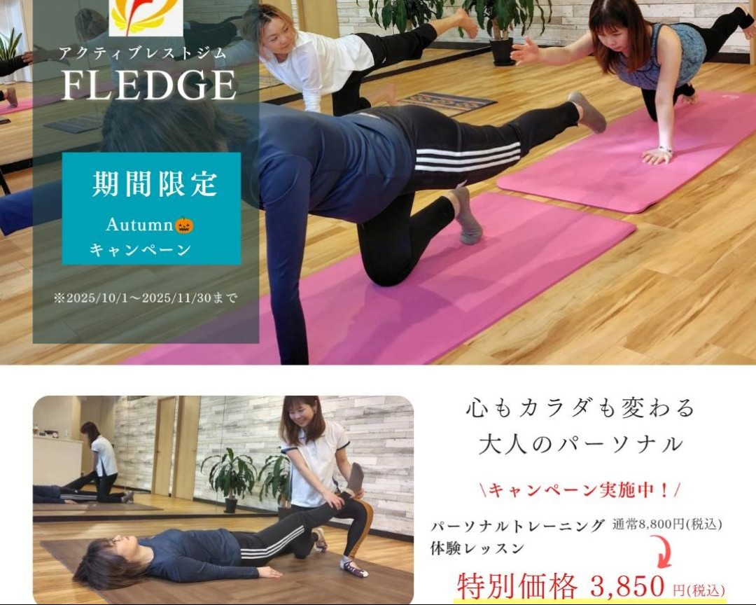 運動の秋🎃🍁🍄🌰キャンペーン