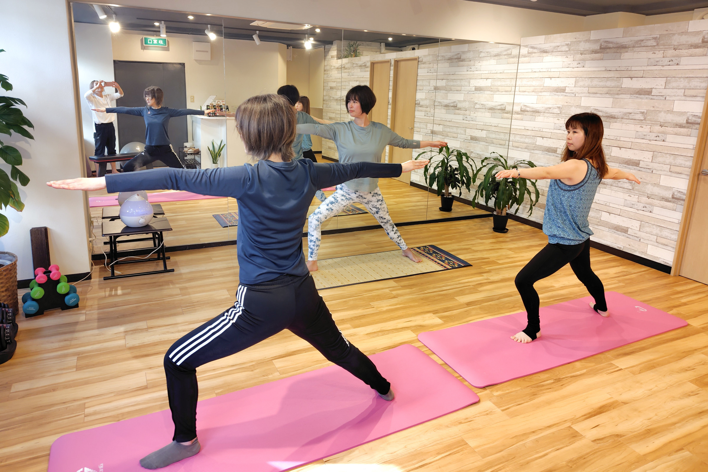 ヨガを取り入れたレッスン