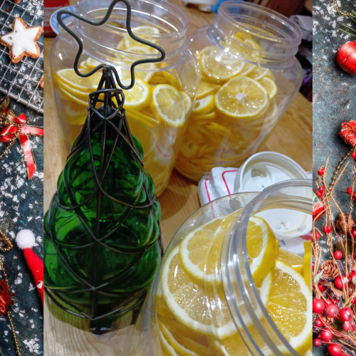 待合室の冬用ミネラル醗酵ドリンク🍋