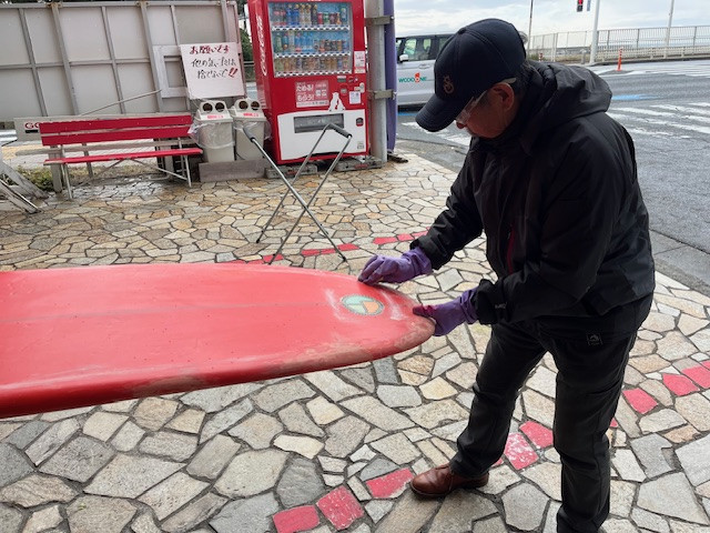 捷吾氏（私の弟）の板