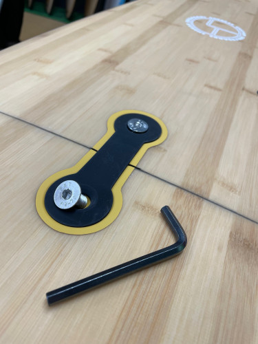 ツーピースボードのセッテング