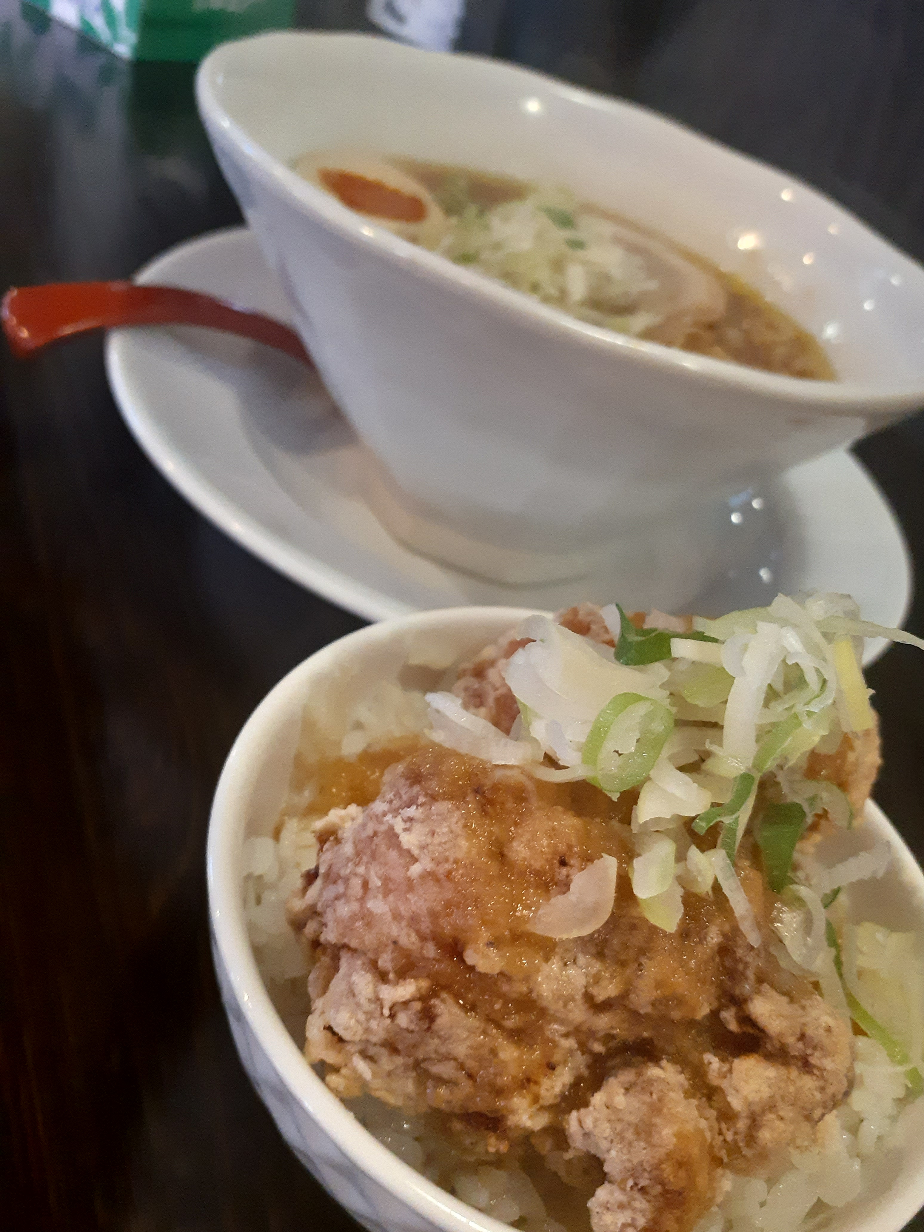 とり中華＆ミニ唐揚げ丼