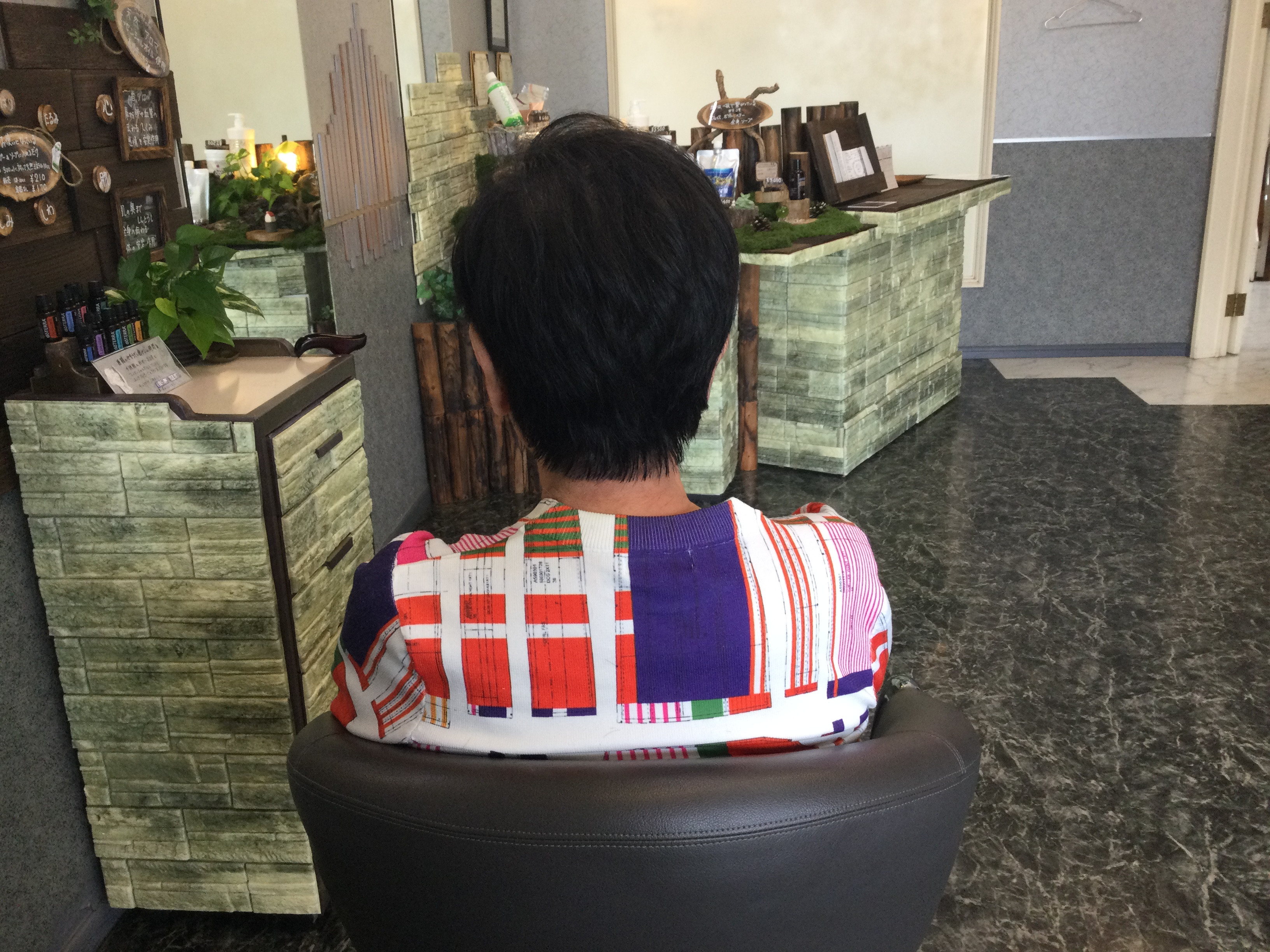 船橋市からカット・カラーでご来店頂きました