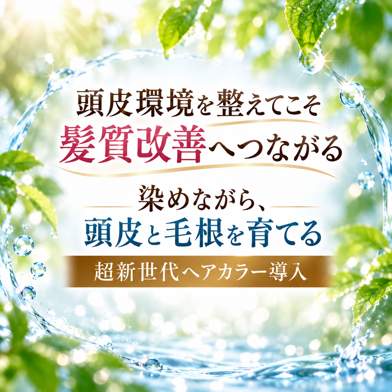 髪質・色・頭皮の結果