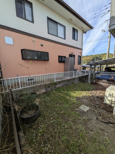 目隠しフェンス　着工前