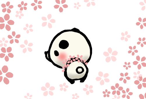 桜とぱんちー.png