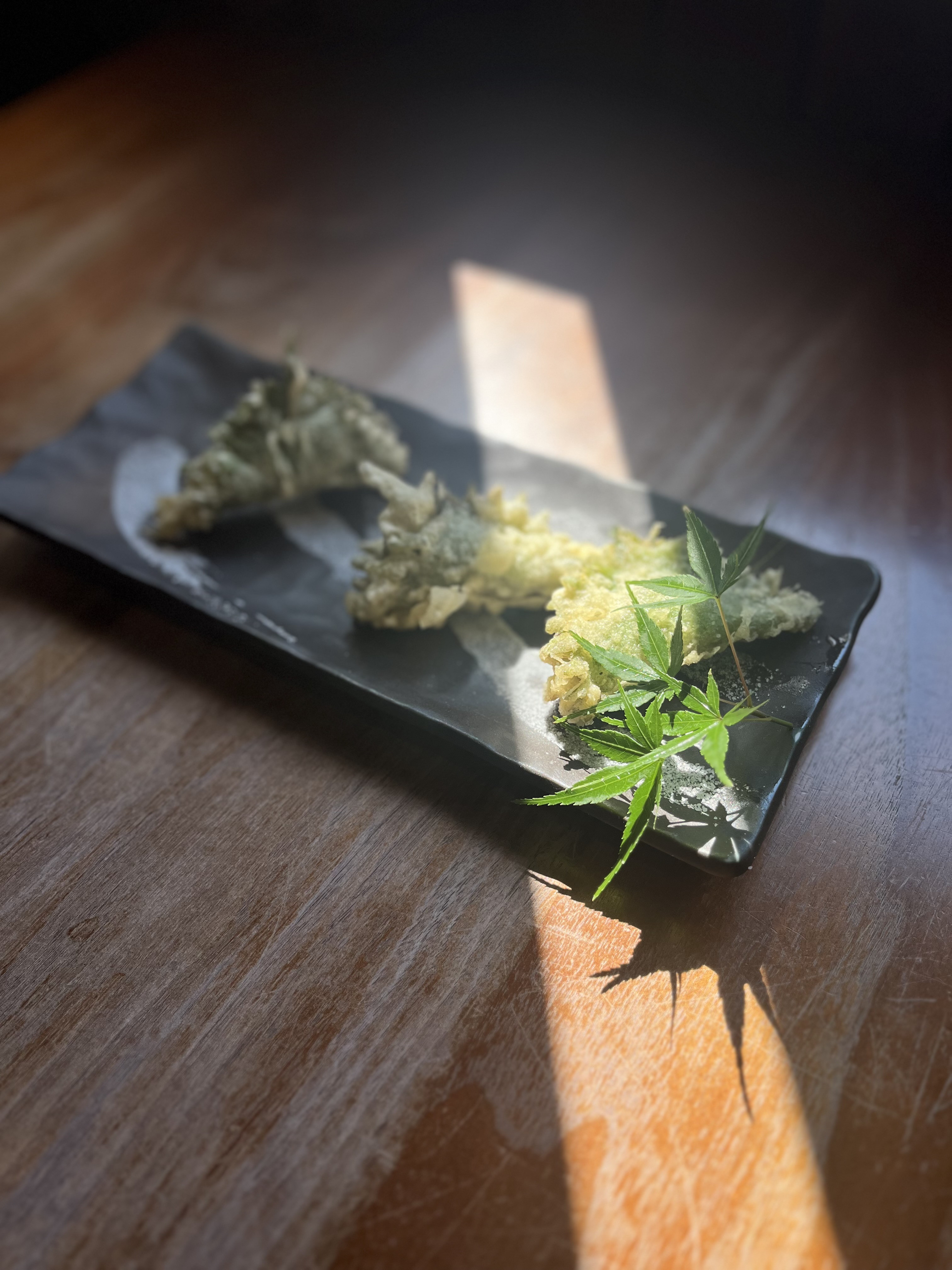 【稚鮎の天麩羅】