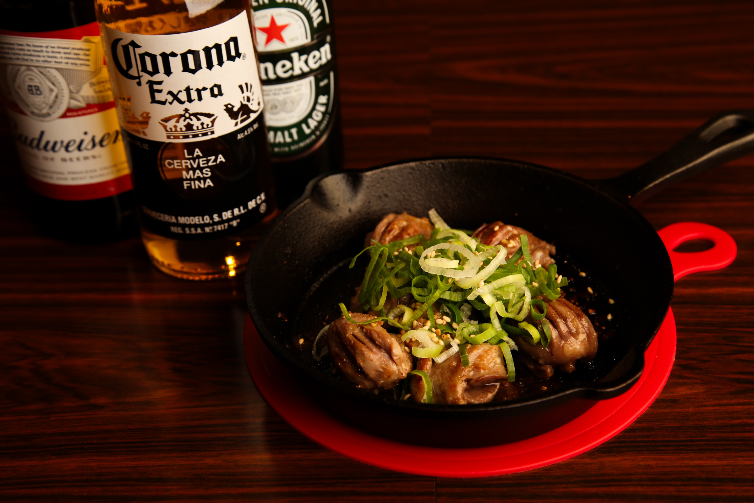 砂肝の鉄板焼き