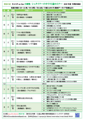 キエスタon-line月曜塾キリスト論