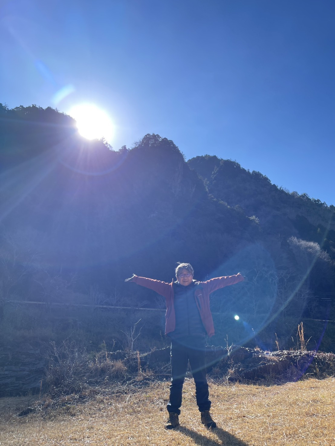 岐阜七宗町飛水峡の太陽神