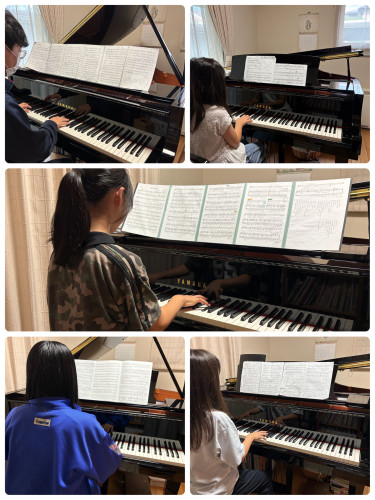 合唱コンクール・学習発表会に向けて~伴奏を担当する生徒さんたちの活躍~