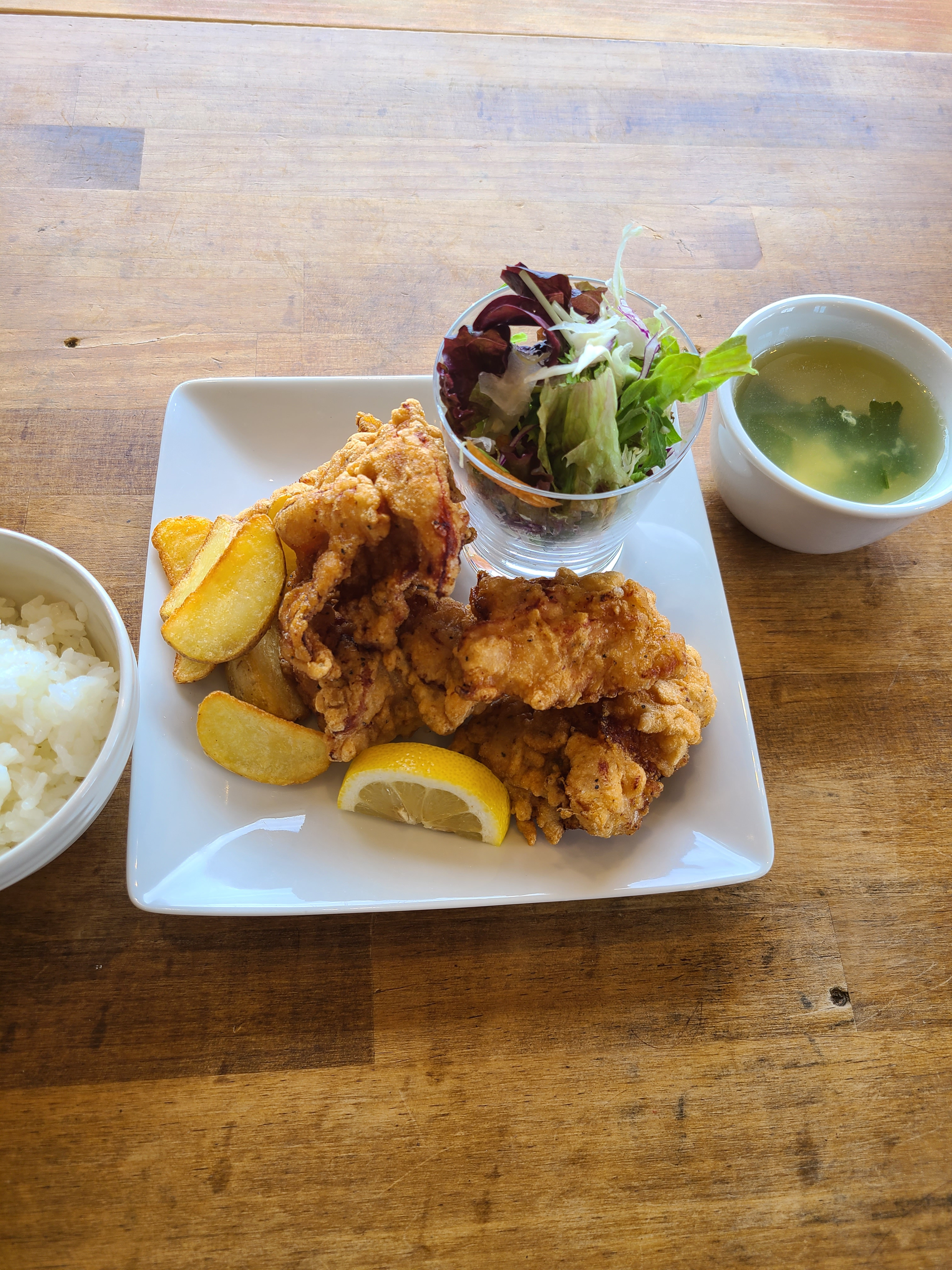 唐揚げランチ　1100円