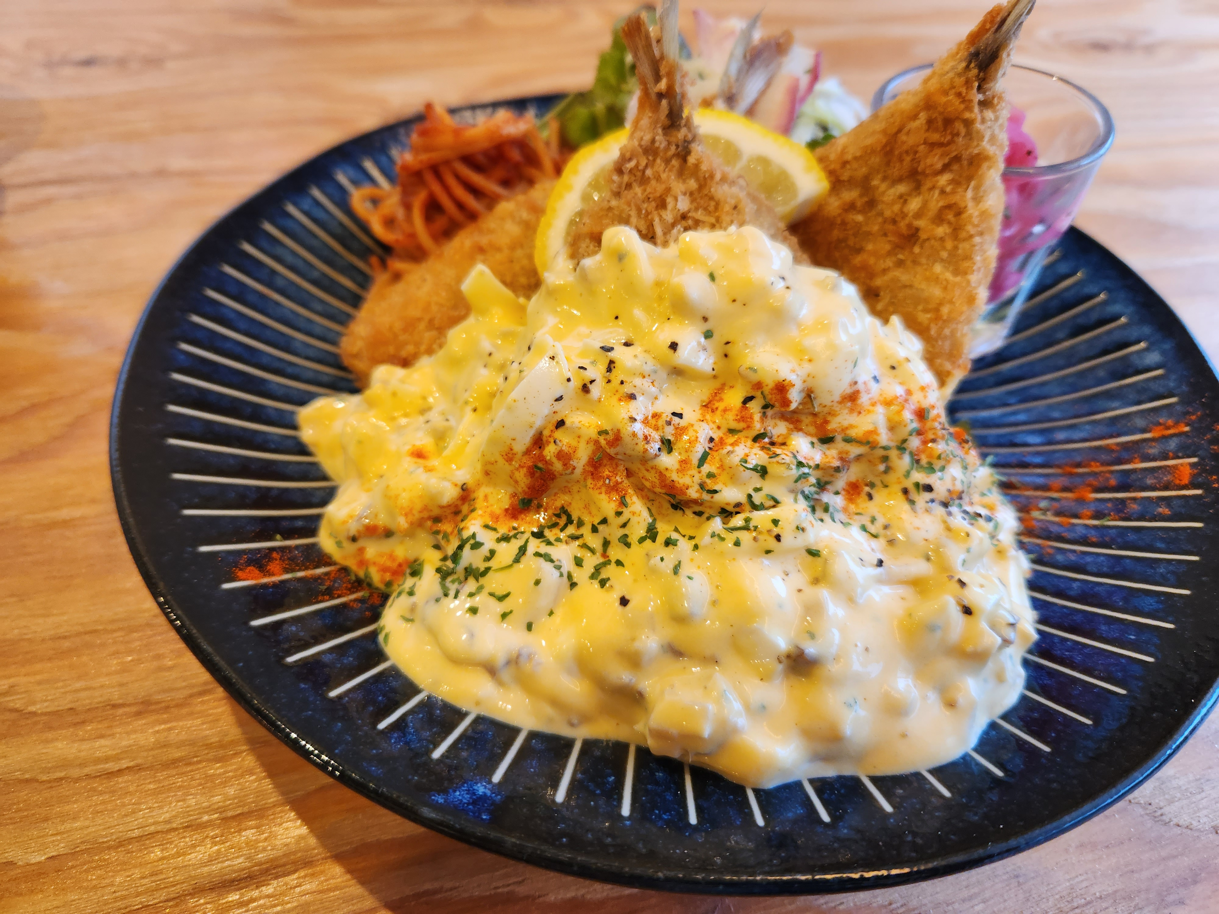 アジフライランチ　1100円