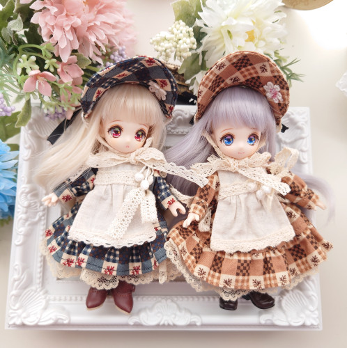 カントリー風エプロンドレス