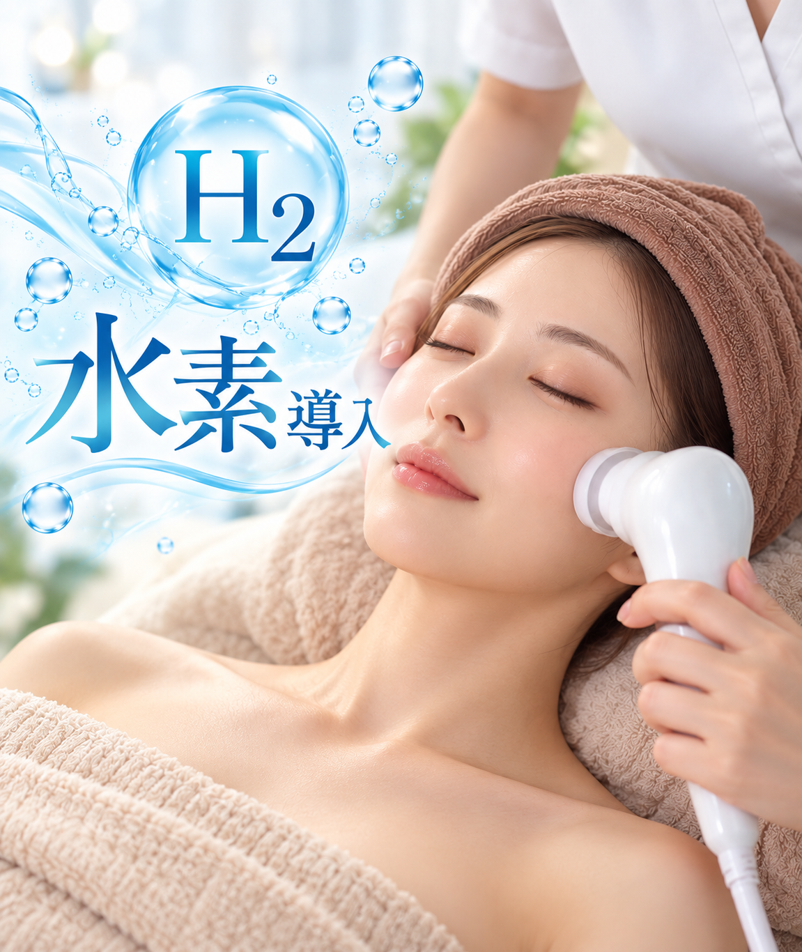 水素導入＋水素吸入＋水素パック