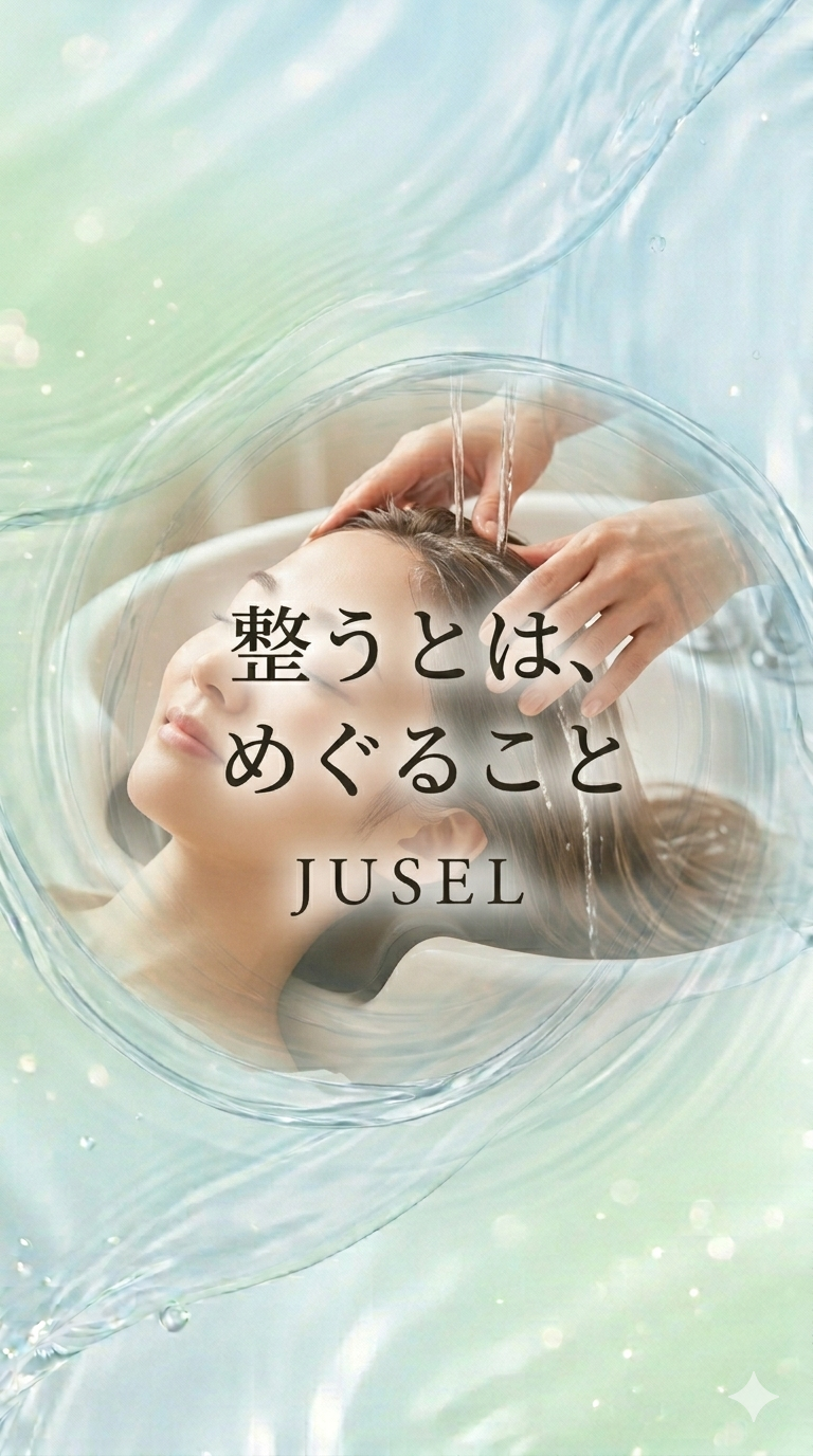 頭皮のかゆみ，乾燥は天然水ケアで潤います。