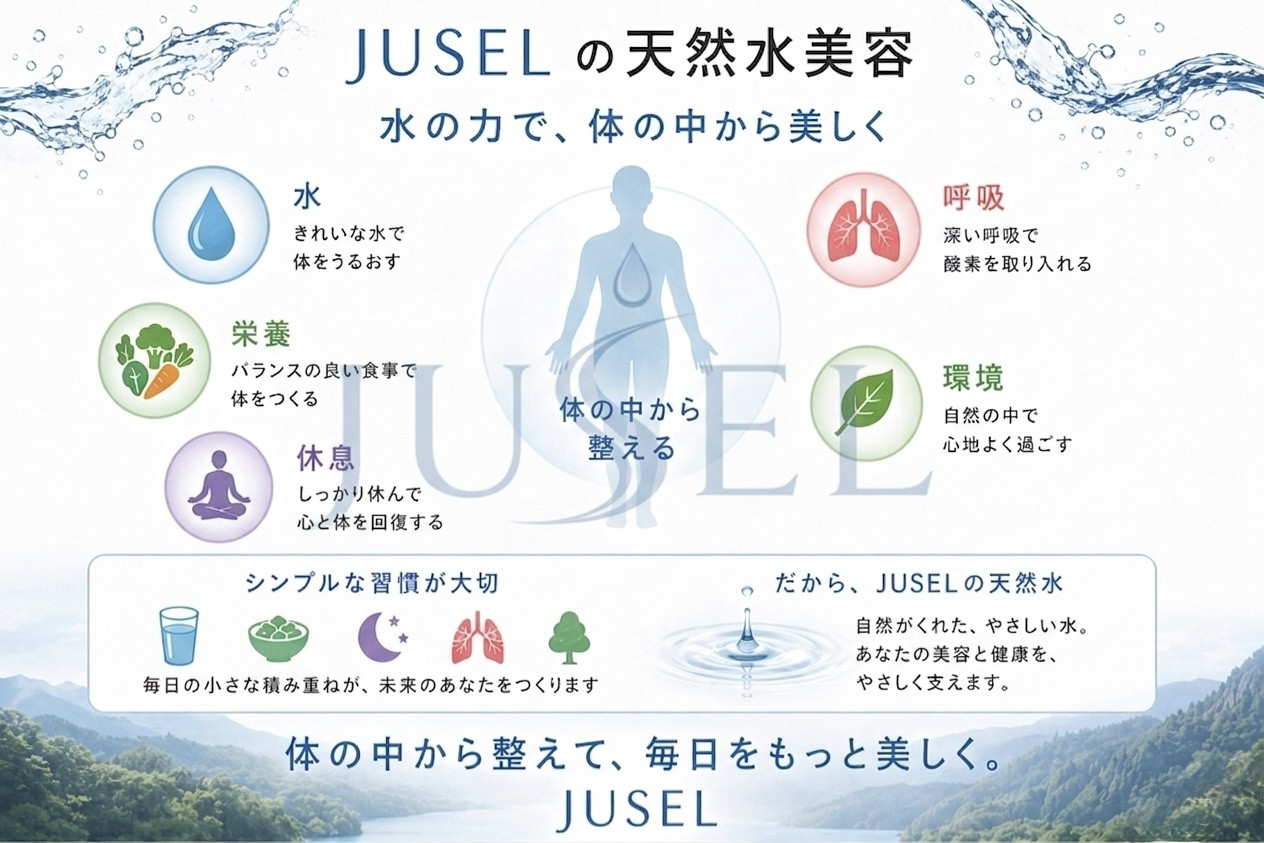 髪が輝く〜毛根に天然水という自然の力を！