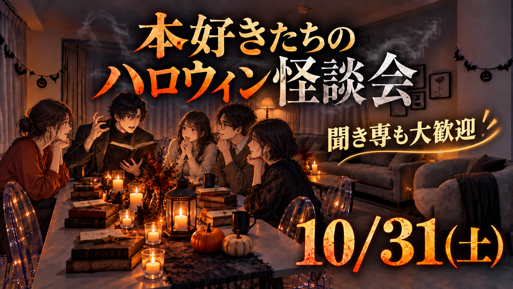 10/31(土)　本好きたちのハロウィン怪談会