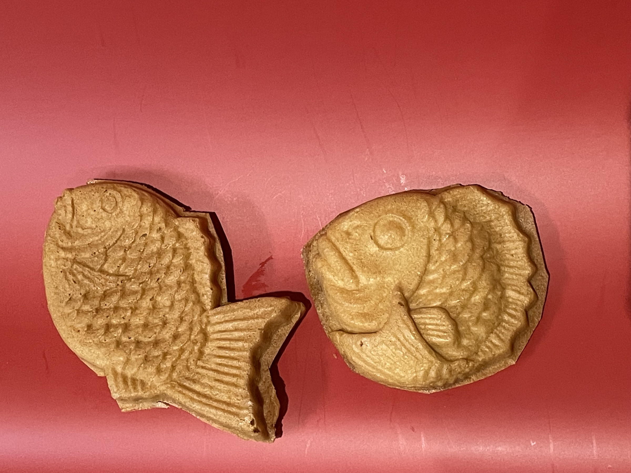 丸い〇たい焼き、わ〇たい焼きとレギュラーたい焼き🐟があります☺わわわのわ〇たい焼き💕かわいいですよ☺