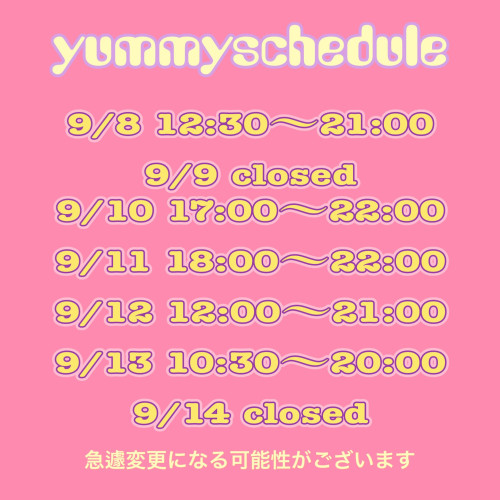 スケジュール
