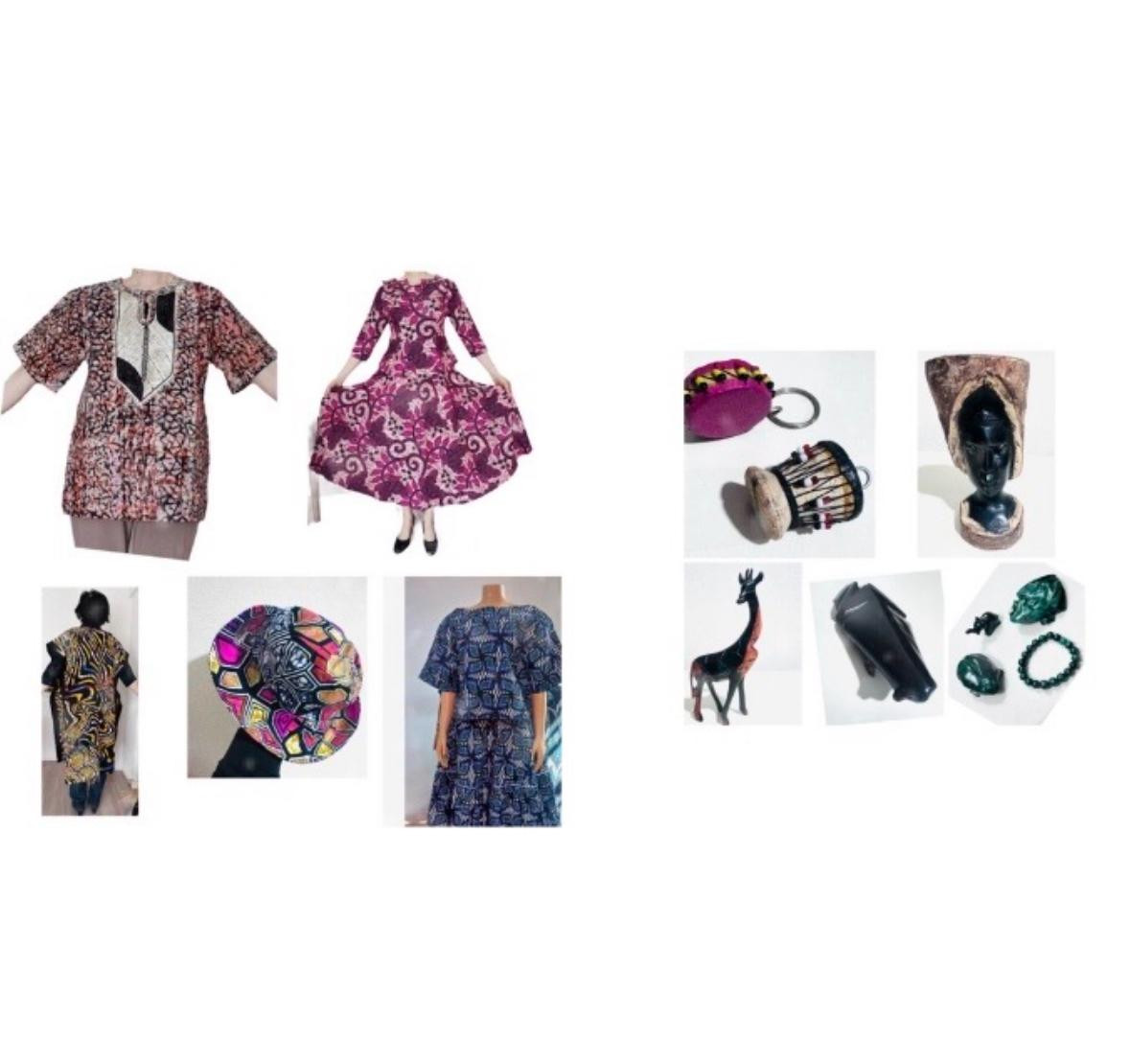 アフリカンファッション、アクセサリー、雑貨　African fashion, accessories and crafts