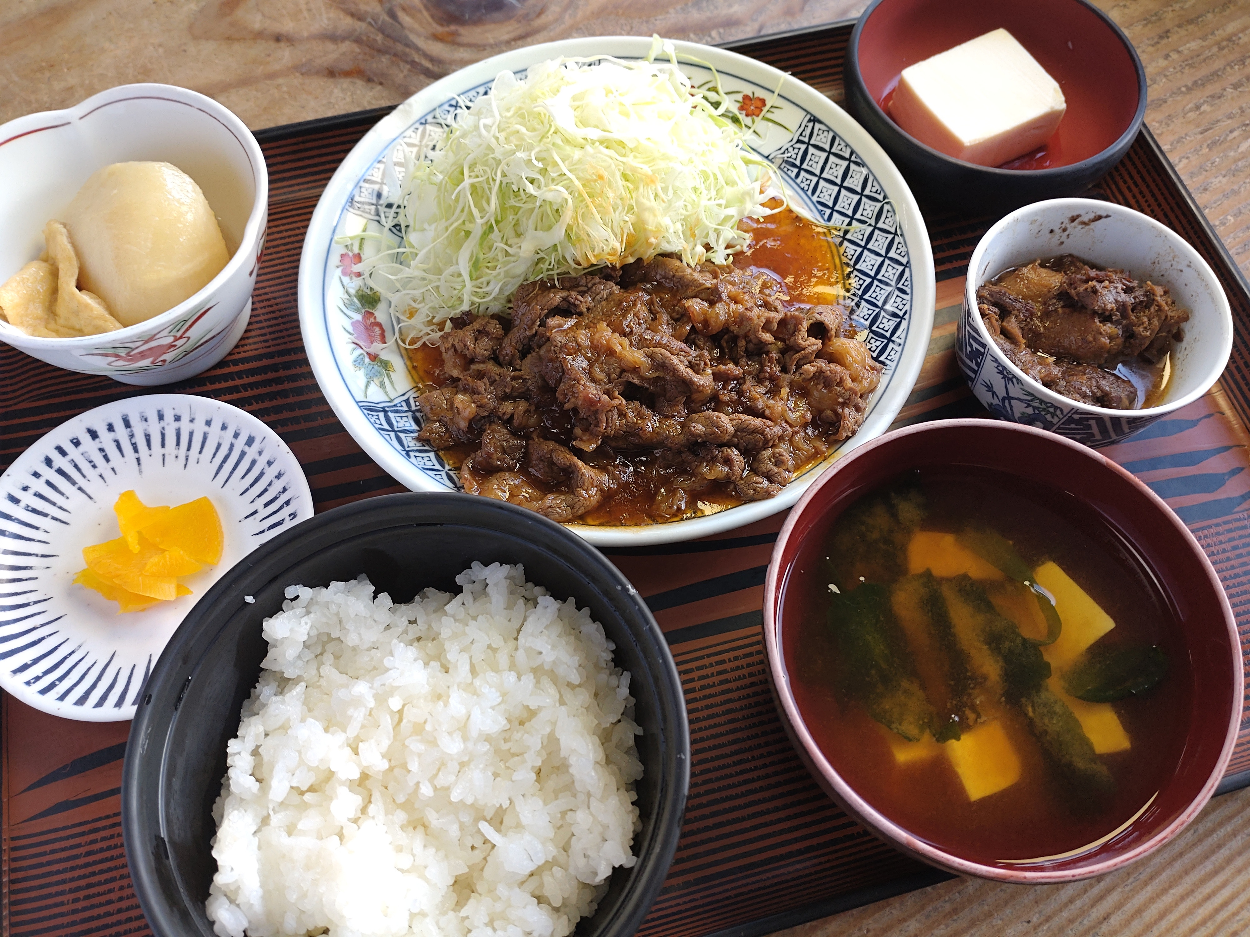 桜焼肉定食