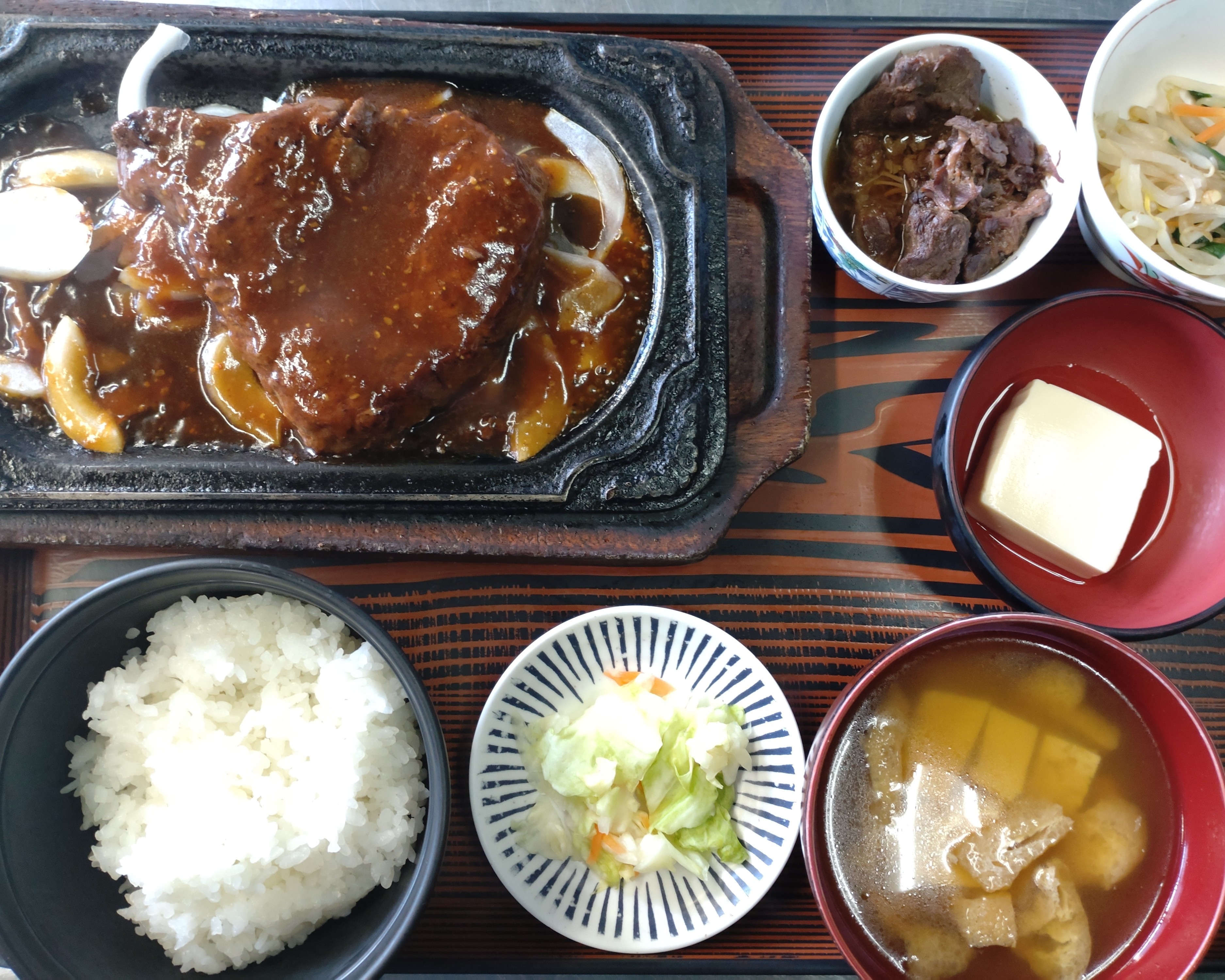 桜ステーキ定食