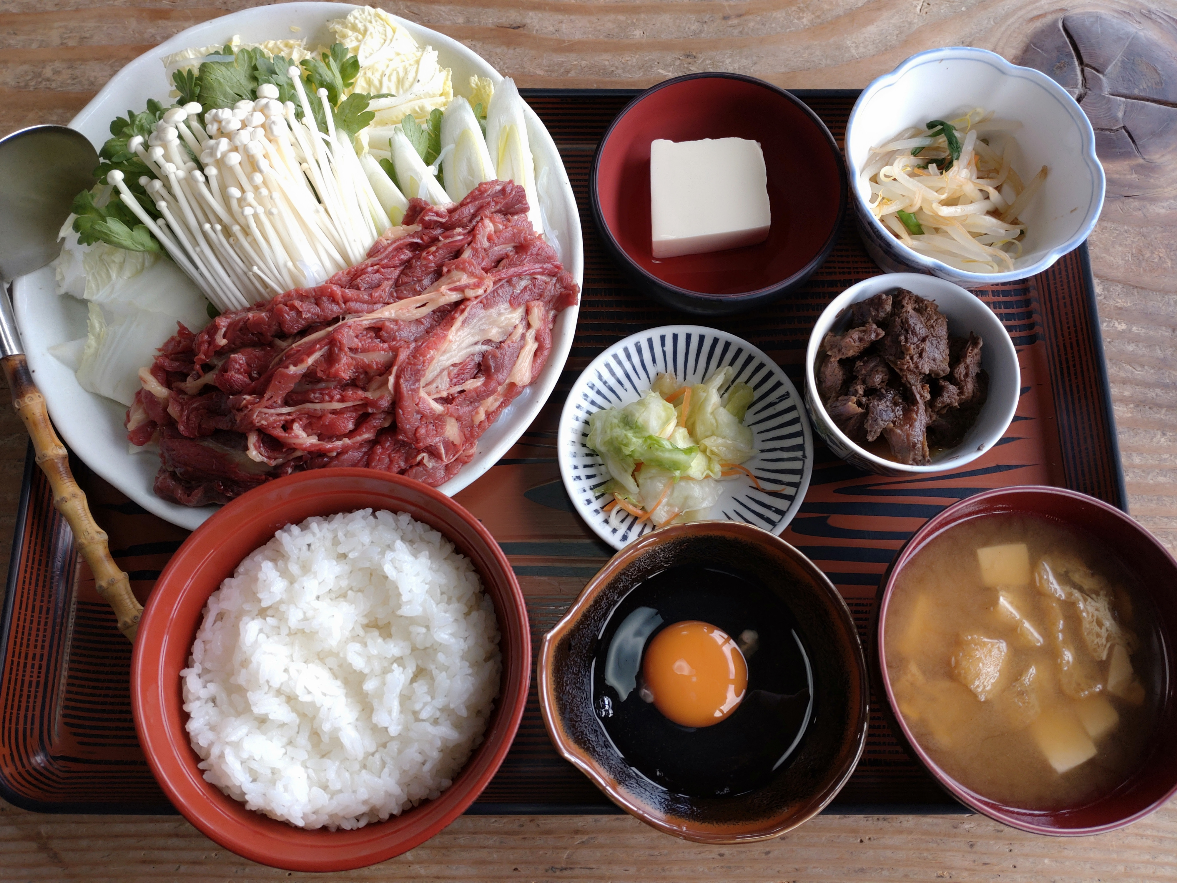 桜鍋定食（冬季限定）