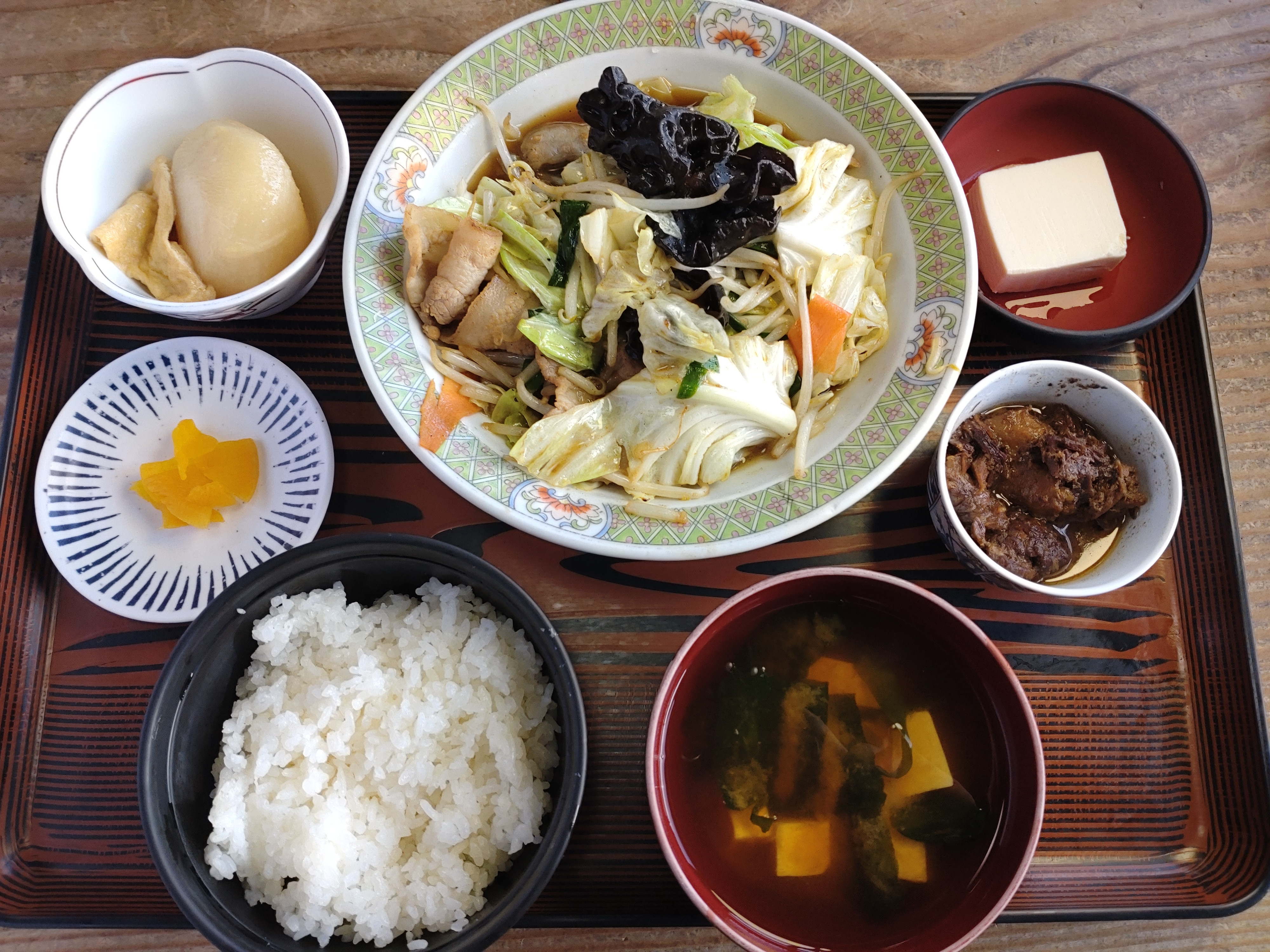 野菜炒め定食