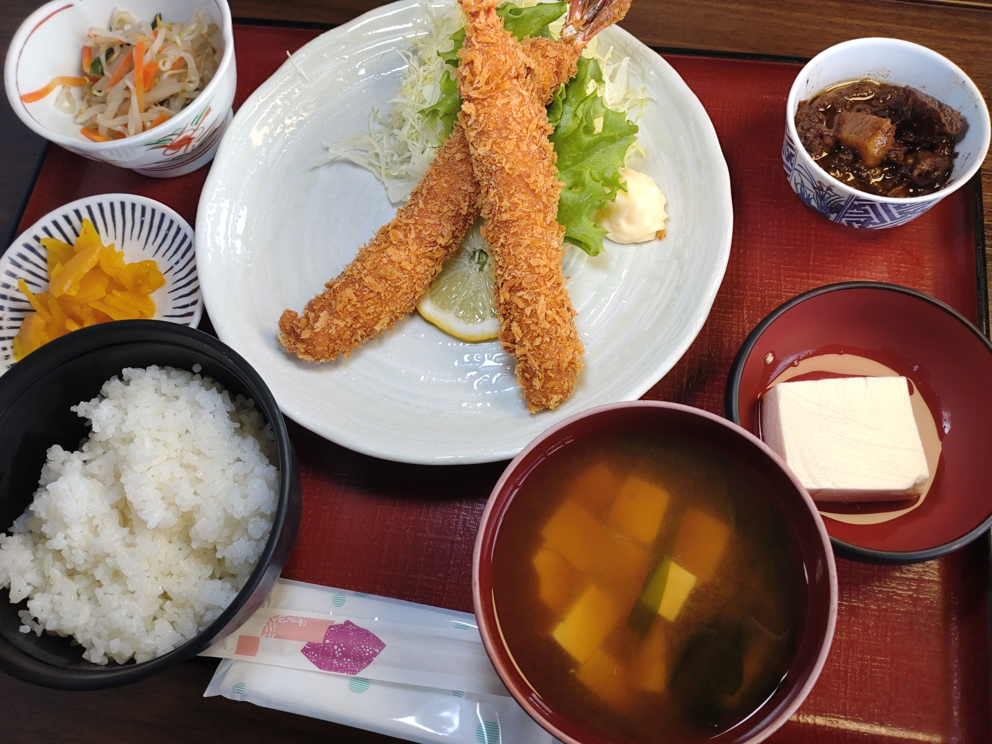 エビフライ定食