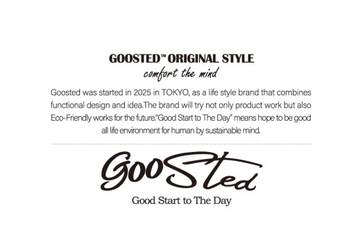 ライフスタイルブランド　“GOOSTED”　をスタートしました。