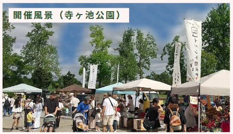 寺ヶ池公園での雑貨村の開催風景.jpg