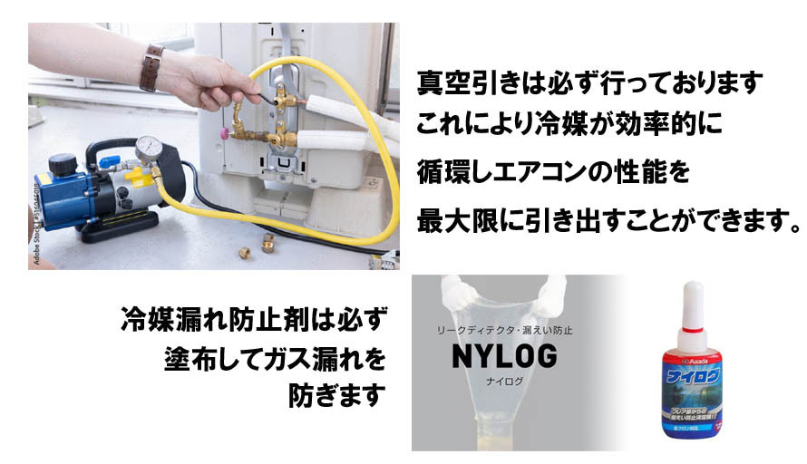 調布市.三鷹市.府中市.狛江市.武蔵野市.エアコン工事