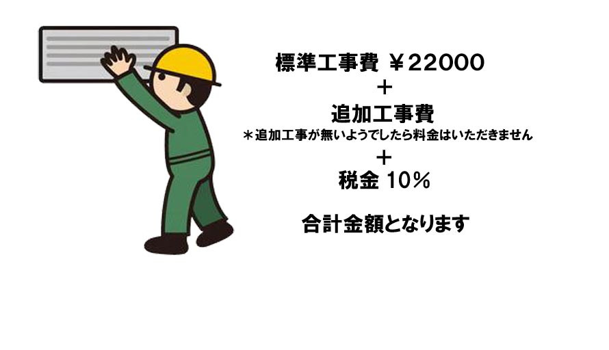調布市.三鷹市.府中市.狛江市.武蔵野市.エアコン工事