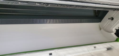 エアコンクリーニング　ファン抜きした状態