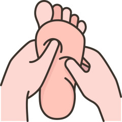 足つぼ30分　（膝裏～足裏）