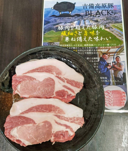 限定！「吉備高原豚BLACK」とんかつ
