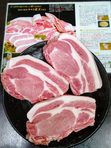 限定！「サチク麦王」とんかつ