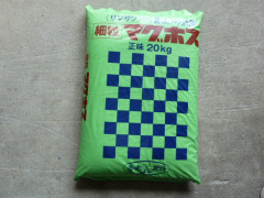 芝生の夏前の根作りにリン酸肥料