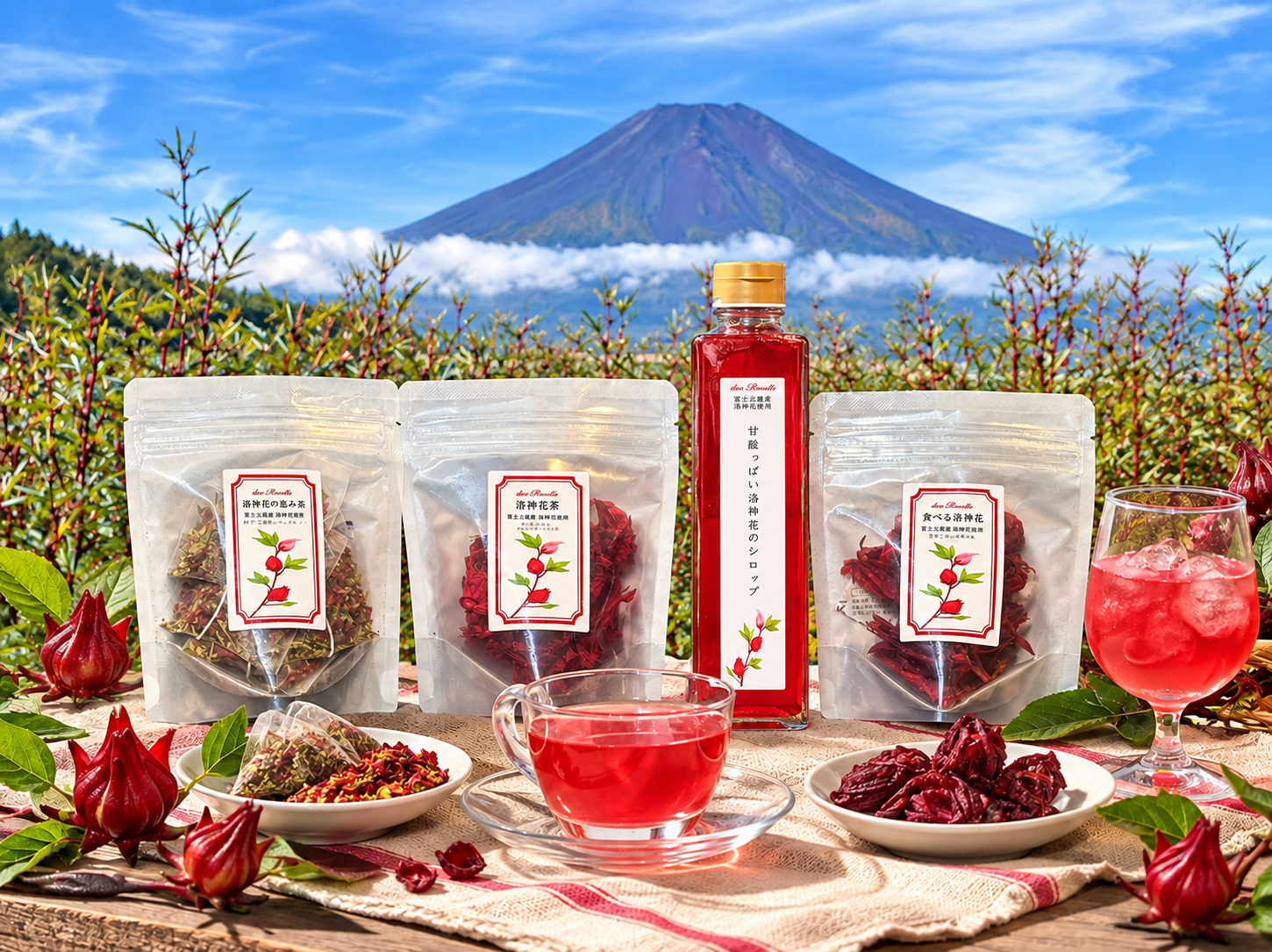 山梨県産洛神花商品-2