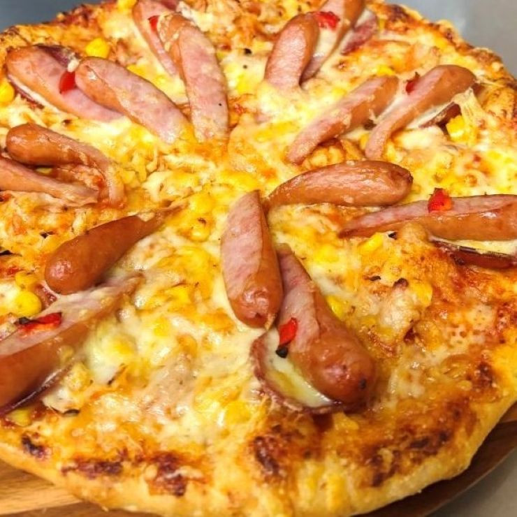 スマイルソーセージMIX（ソーセージ増量×サラミ）｜ナチュラルスマイルピザ