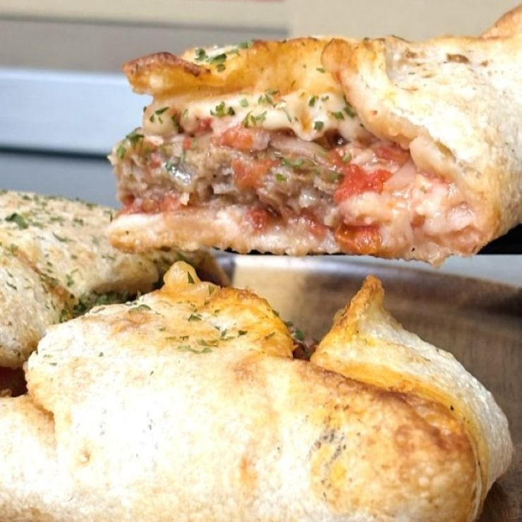 包み焼きハンバーグ（ナチュラルスマイルピザ）