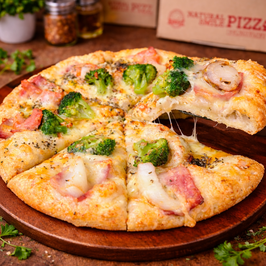 【クォーター】アヒージョ香るシーフード4（単品）｜ナチュラルスマイルピザ