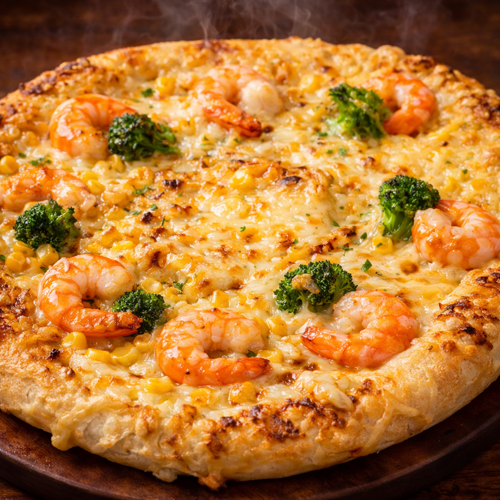 エビ＆マヨ（王道エビマヨの満足ピザ）｜ナチュラルスマイルピザ