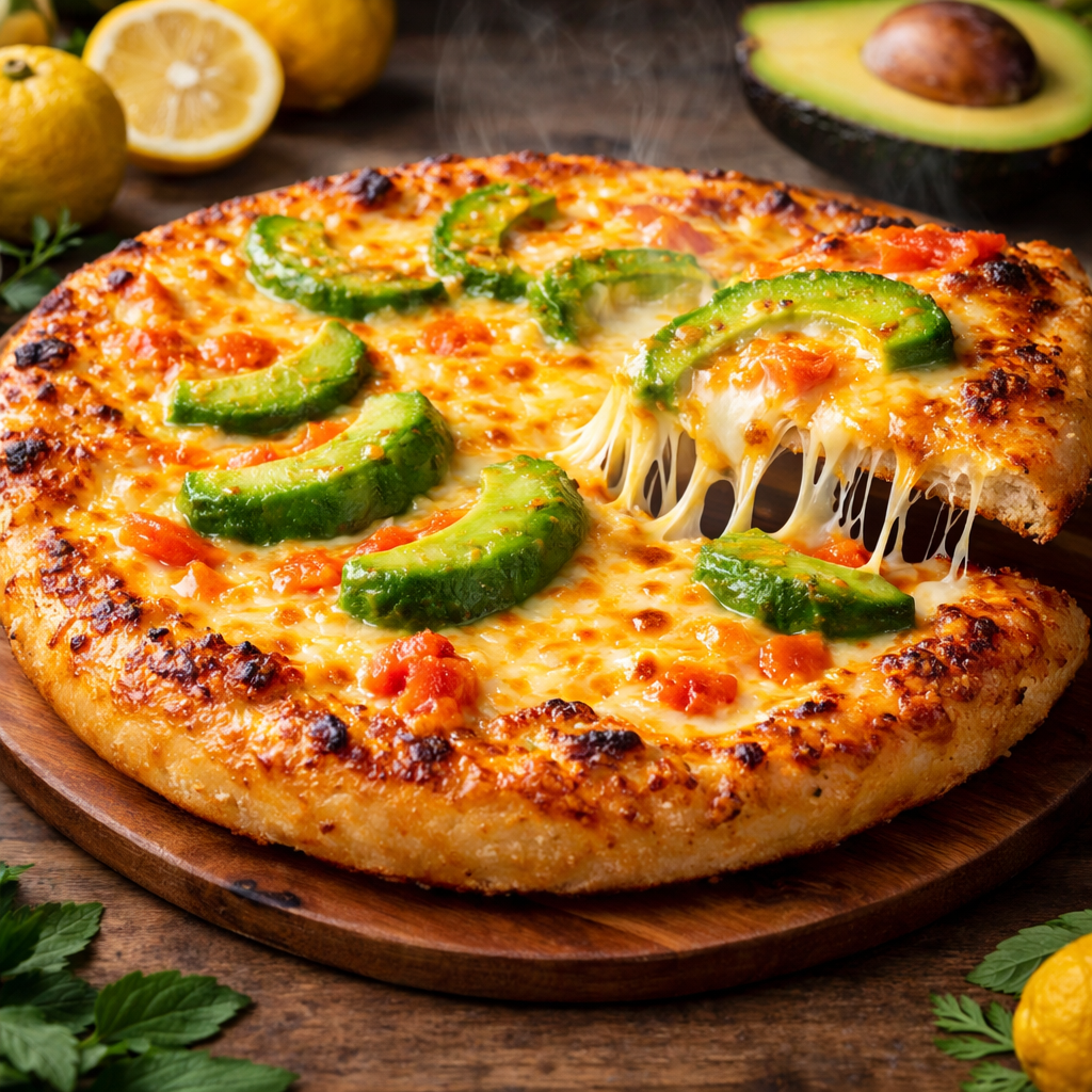 サーモンアボカドの絶品ピザ｜ナチュラルスマイルピザ