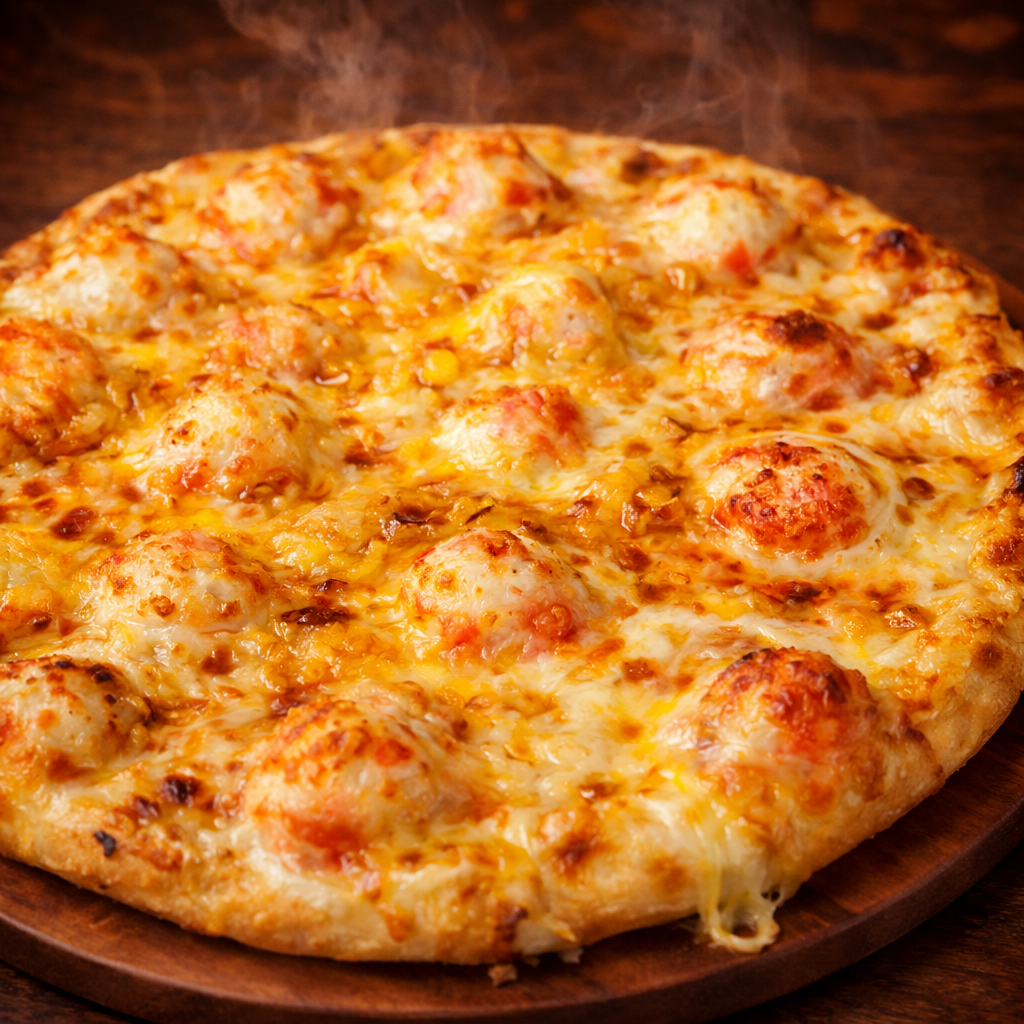 明太ポテトチーズ（ピリ辛明太&times;ホクホクポテト&times;とろ〜りチーズ）｜ナチュラルスマイルピザ