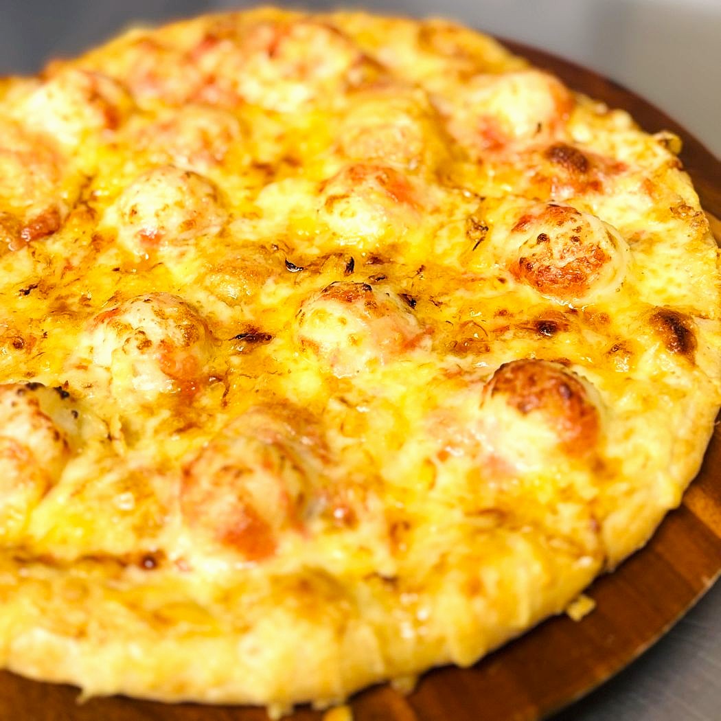 明太ポテトチーズ（ピリ辛明太&times;ホクホクポテト&times;とろ〜りチーズ）｜ナチュラルスマイルピザ