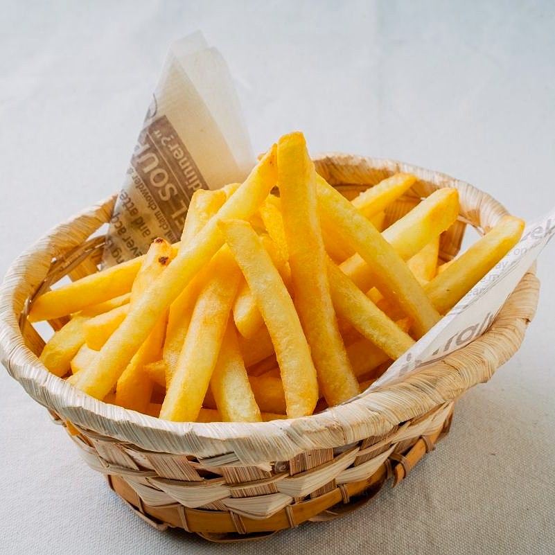 特典のフライドポテト ナチュラルスマイルピザ